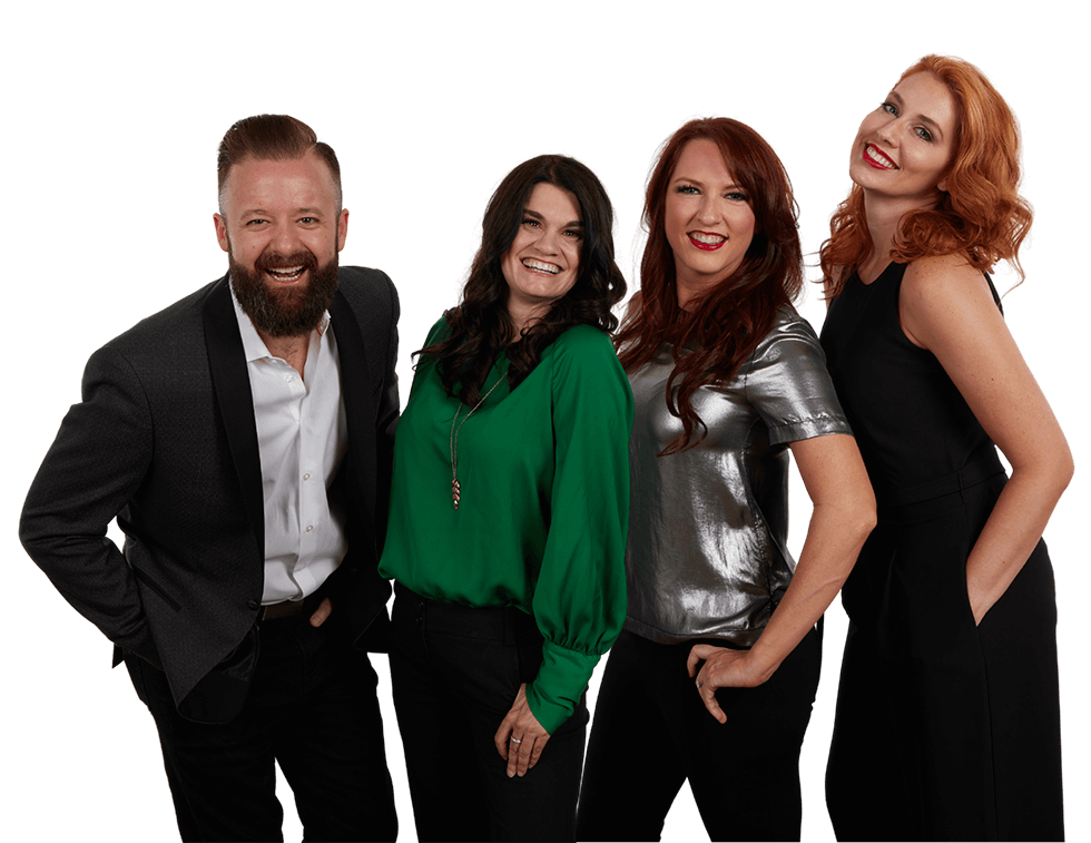 Meet the Straight Consulting team - Scott, JJ, Tracy, and Brooke